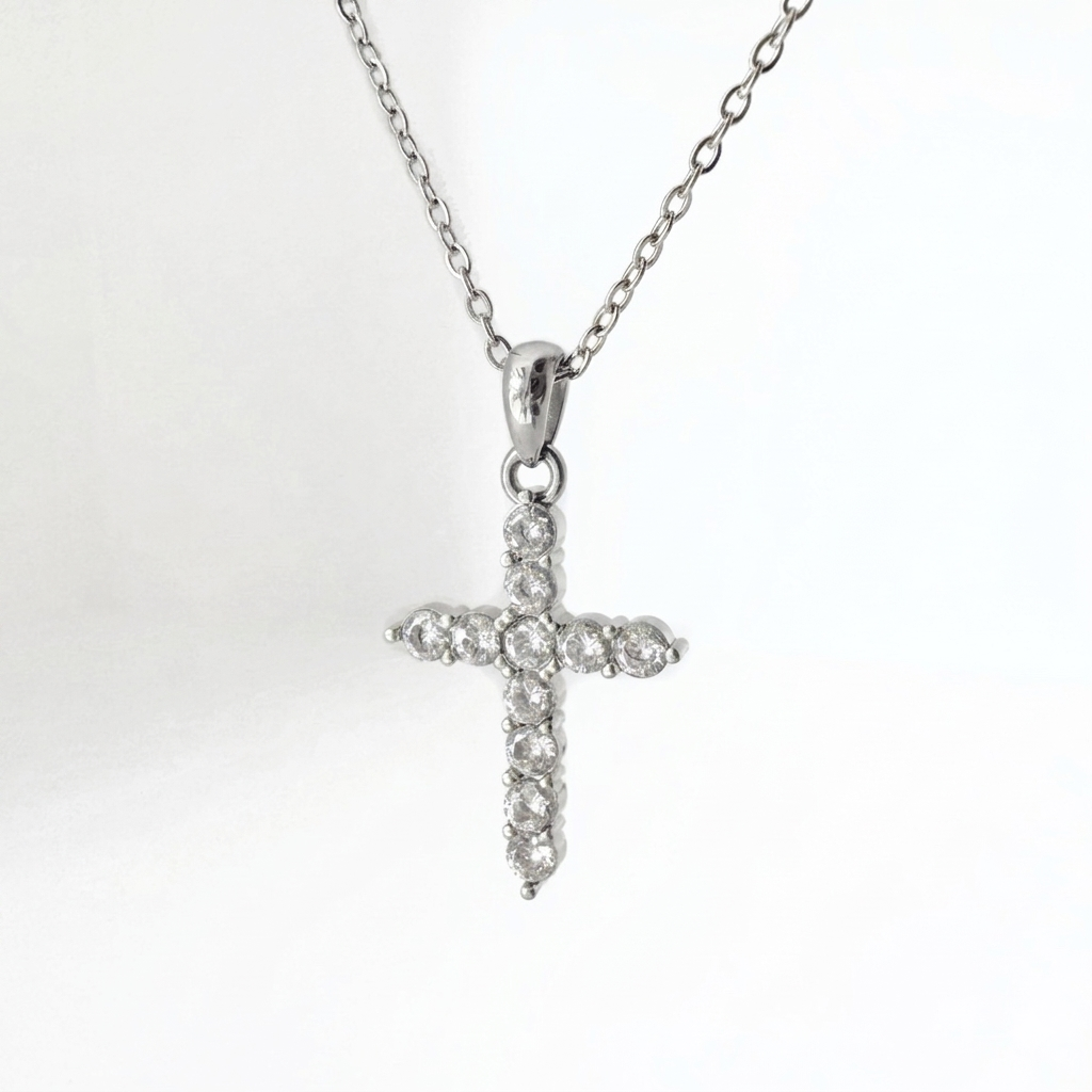 Collar Cruz Zirconias