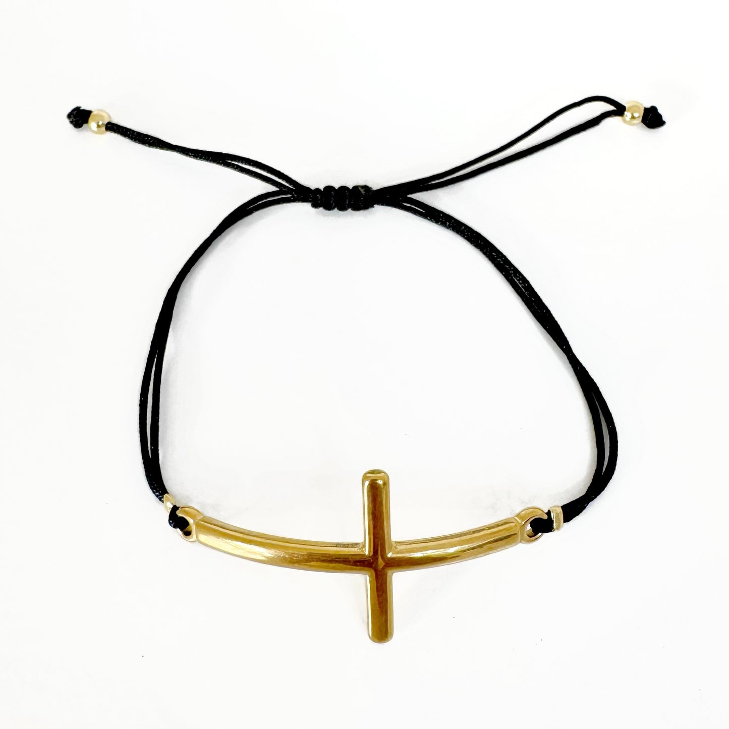 Pulsera Cruz Tejida
