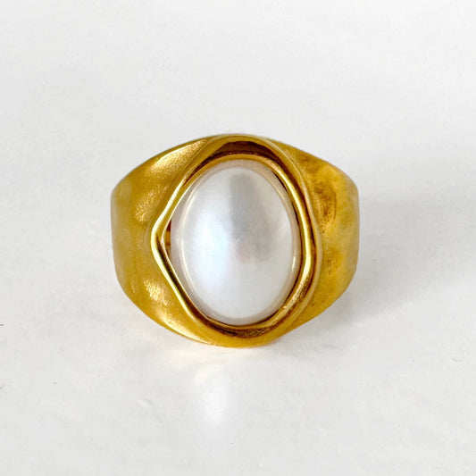 Anillo Perla Barroca