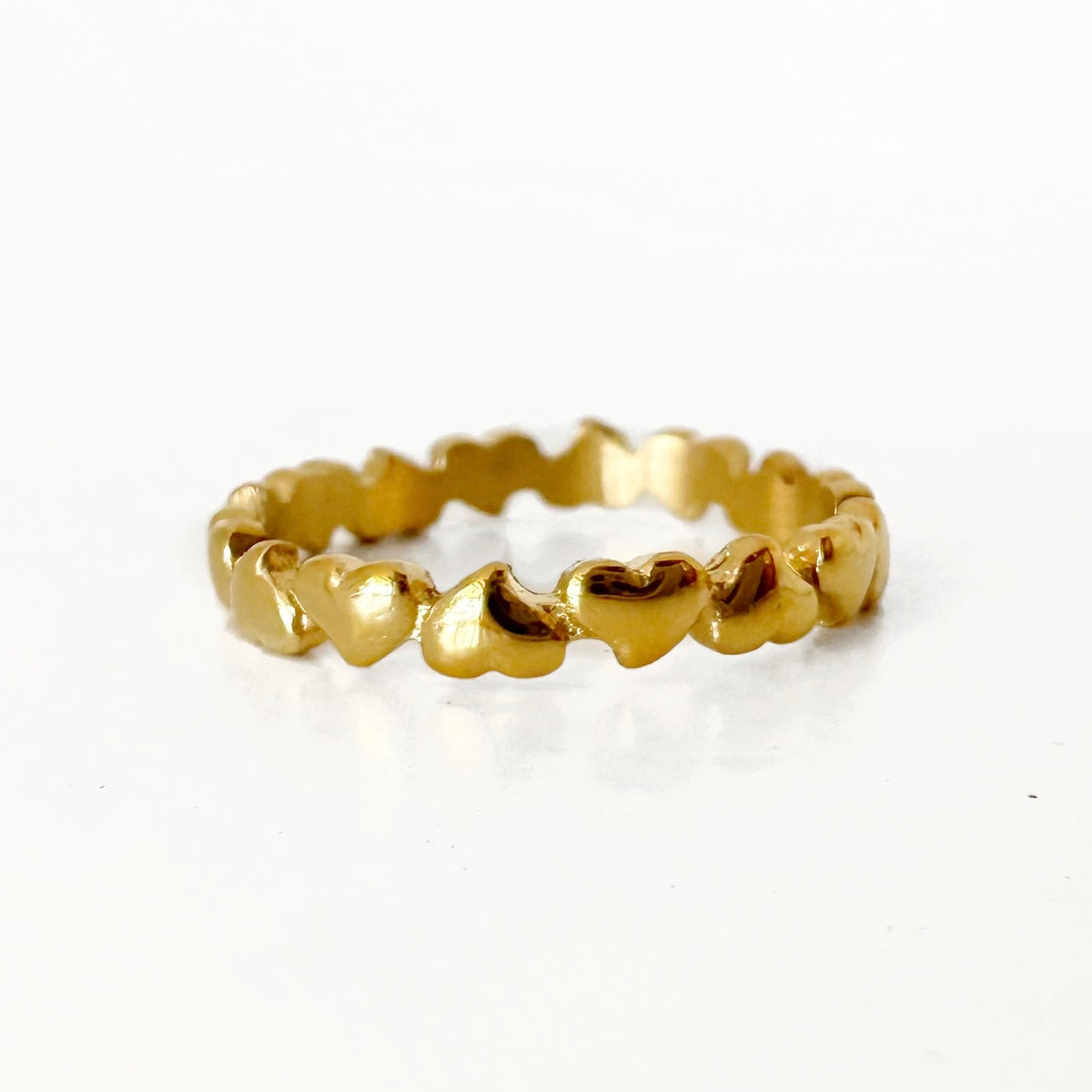 Anillo Corazones Seguidos