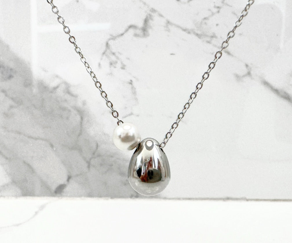 Collar Perla y Gota