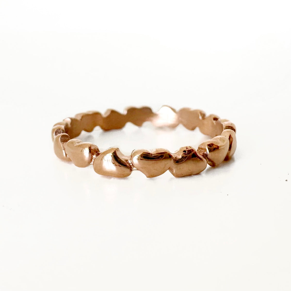 Anillo Corazones Seguidos