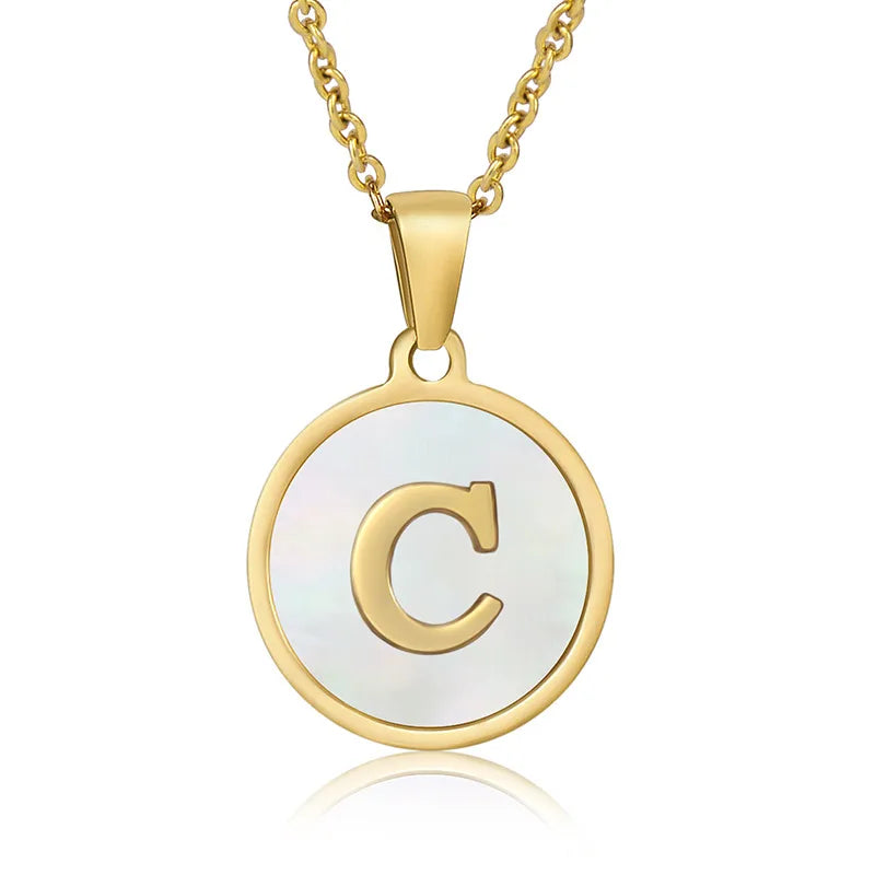 Collar Inicial Madre Perla