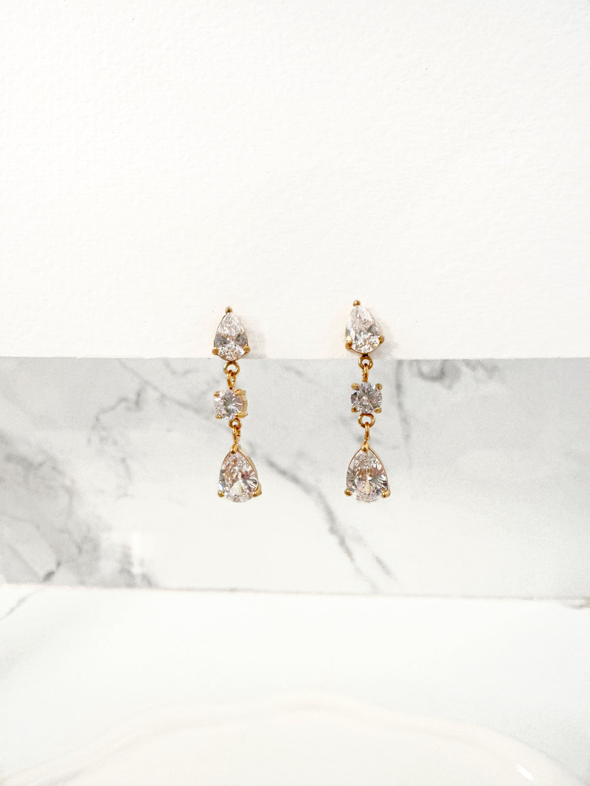 Aretes Cristalina Largos