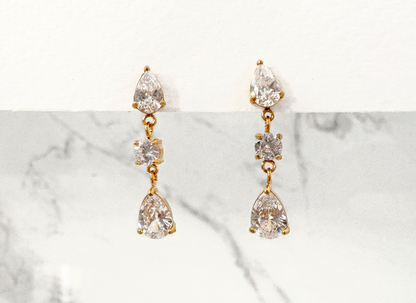 Aretes Cristalina Largos