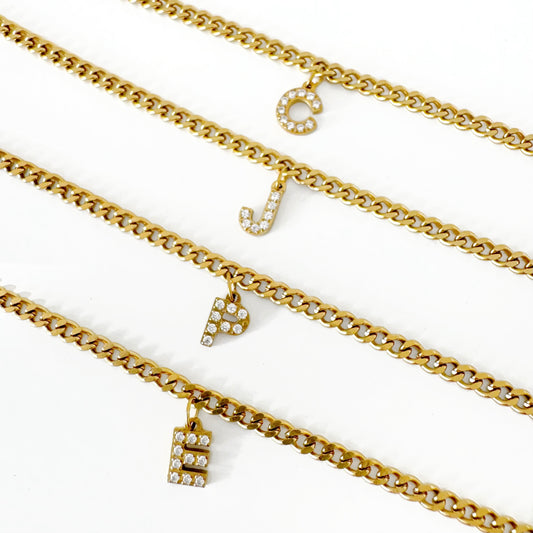 Pulsera Inicial Zirconia