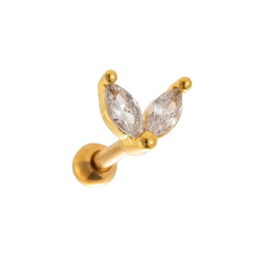 Piercing Dos Hojas