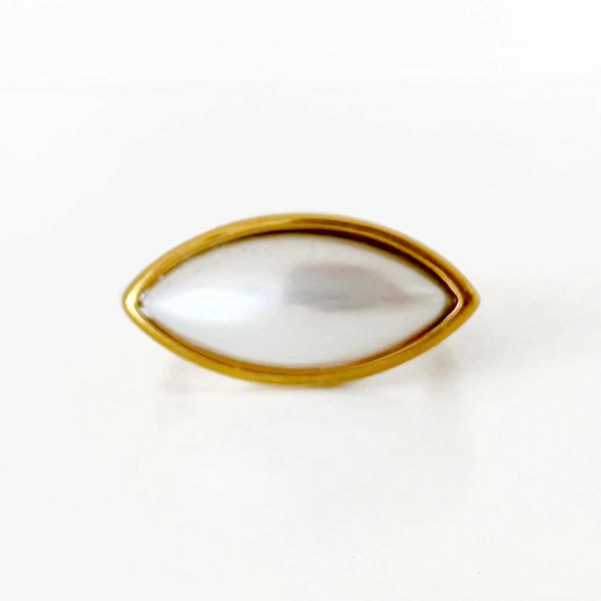 Anillo Perla Oval