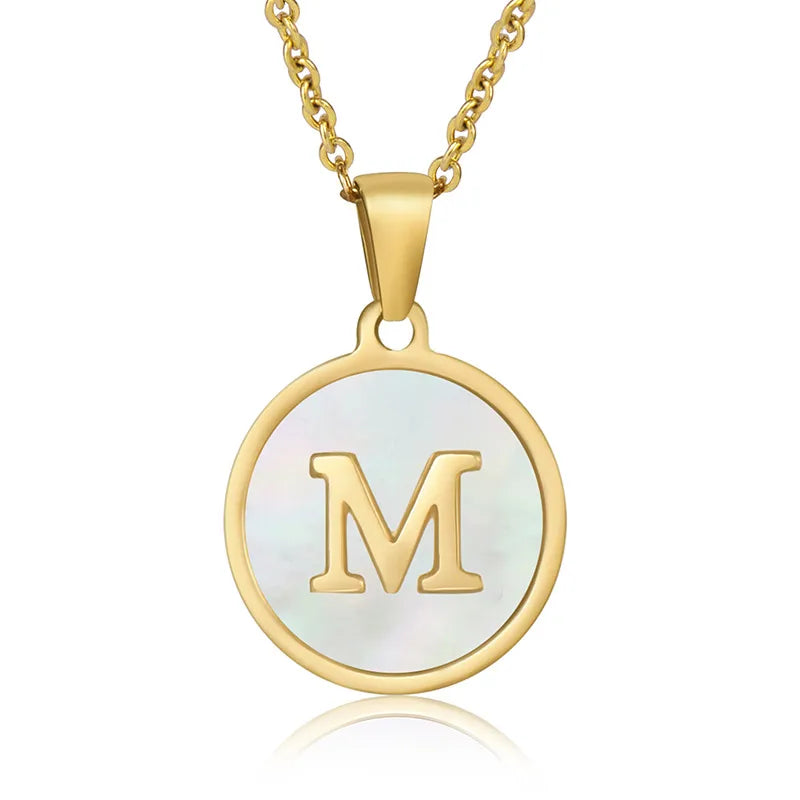 Collar Inicial Madre Perla