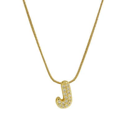 Collar Inicial Mini Zirconia