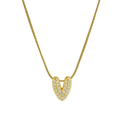 Collar Inicial Mini Zirconia
