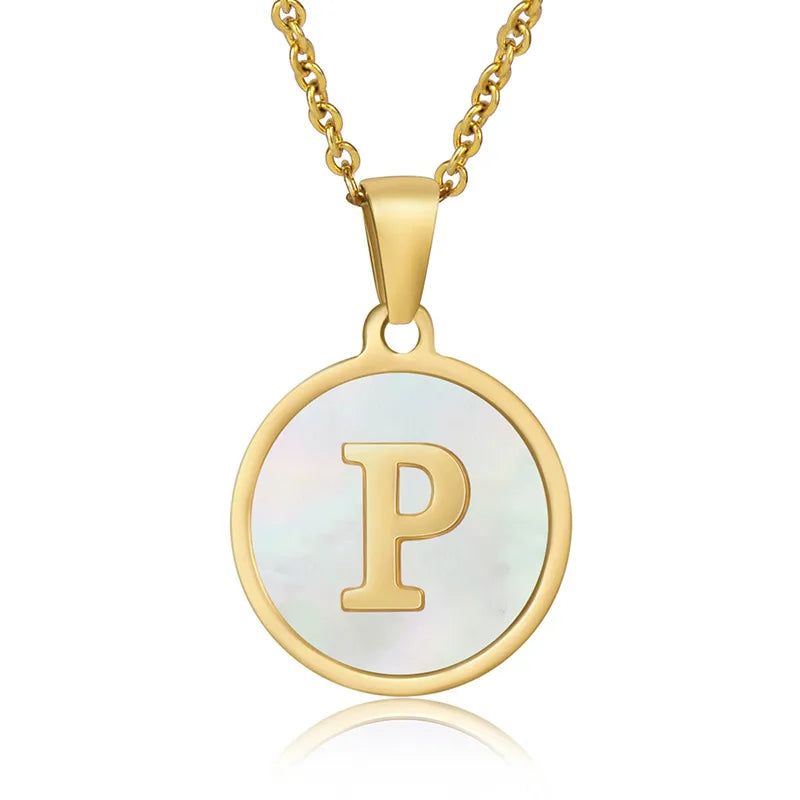 Collar Inicial Madre Perla