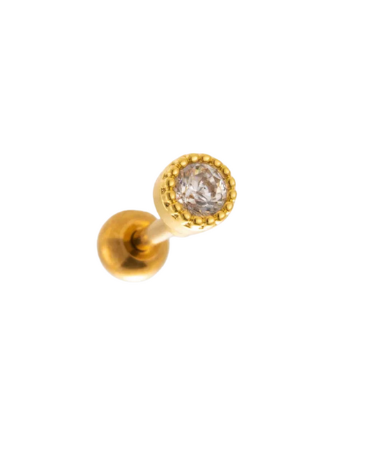 Piercing Zirconia Solitaria