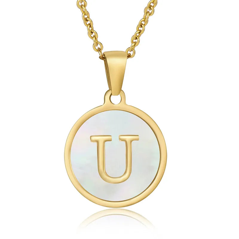 Collar Inicial Madre Perla